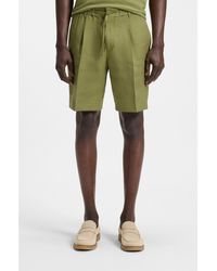 BOSS - Tapered-Fit Shorts - Lyst
