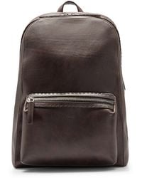 BOSS - Sac à dos en cuir avec logo emé - Lyst