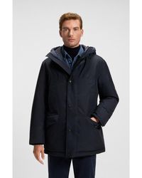 BOSS - Water-Repellent Jacket With Contrasting Trims - Lyst