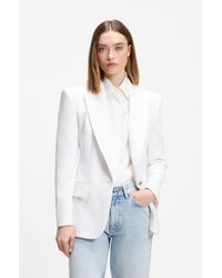 HUGO - Regular-Fit Blazer With Metal Button - Lyst