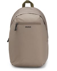 HUGO - Backpack With Contrast Logo - Lyst