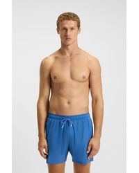 BOSS - Swim Shorts With Signature Stripe And Logo - Lyst