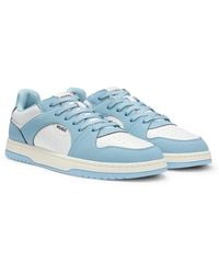 HUGO - Low-Top Trainers With Faux Leather - Lyst