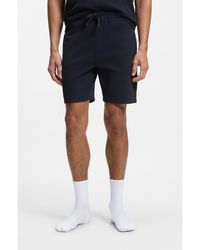 BOSS - Waffle Pyjama Shorts - Lyst