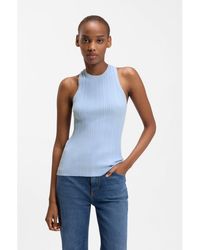 HUGO - Sleeveless Racer-Back Top - Lyst