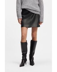 HUGO - A-Line Mini Skirt - Lyst
