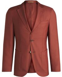BOSS - Slim-Fit Colbert Van Kasjmier, Wol En Zijde - Lyst