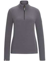 BOSS - Equestrian Zip-Neck Fleece - Lyst
