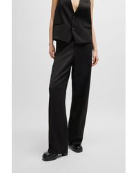 HUGO - Relaxed-fit All-gender Trousers With Elasticated Waistband - Lyst