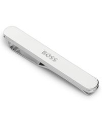 BOSS - Tie Clip With Engraved Logo - Lyst