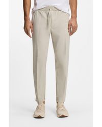 BOSS - Tapered-Fit Trousers - Lyst