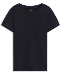 BOSS - Cotton T-Shirt - Lyst