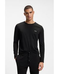 BOSS - Long-Sleeved Top - Lyst