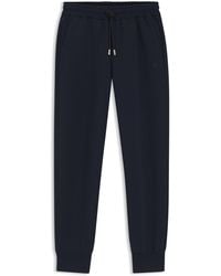 BOSS - Relaxed-Fit Jogginghose Aus Baumwoll-Mix Mit Beinbündchen - Lyst