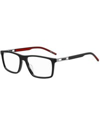 HUGO - Acetate Optical Frames With Cut-Out Logo - Lyst
