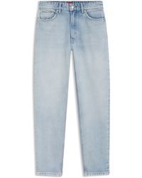 HUGO - Mom-Fit Jeans Van Blauw Denim - Lyst