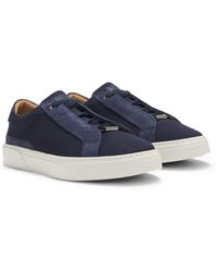BOSS - Lage, Gary-Sneakers Met Ademende, Gebreide Bovenzijde - Lyst