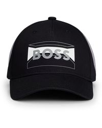 BOSS - Pet Van Katoenen Twill Met Contrasterend Trendy Logo - Lyst