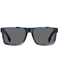 BOSS - Lunettes De Soleil En Acétate Bleu Avec Monture À Motif - Lyst