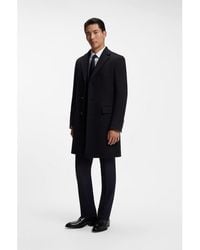 BOSS - Single-Breasted Coat - Lyst