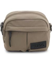 HUGO - Sac Porté Croisé Avec Patch En Gomme À Logo En 3D - Lyst