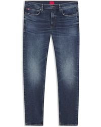 HUGO - Vaqueros Extra Slim Fit De Denim Elástico - Lyst