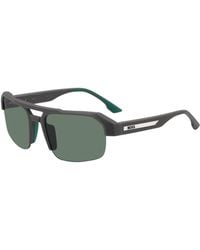 BOSS - Sunglasses With Temple Insert And Logo - Lyst