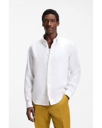 BOSS - Regular-Fit Button-Down Shirt - Lyst