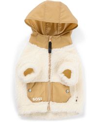 BOSS - Dog Fleece Jacket With Double B Monogram - Lyst
