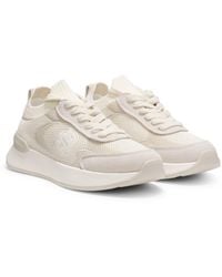 BOSS - Sock Trainers With Double B Monogram - Lyst