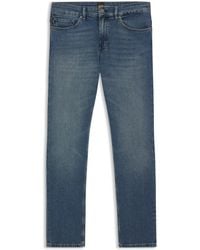 BOSS - Slim-Fit Delaware-Jeans Van Comfortabel Stretchdenim - Lyst