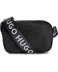 HUGO - Sac porté croisé à logo et bandoulière logotée - Lyst