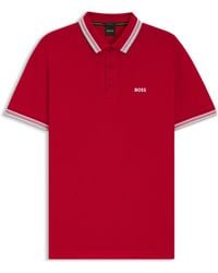 BOSS - Paddy Poloshirt Aus Baumwoll-Piqué - Lyst