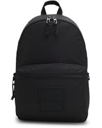 HUGO - Ripstop Backpack With Split-Logo Patch - Lyst
