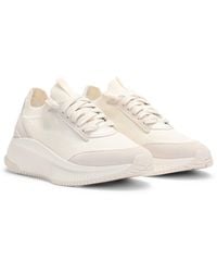 BOSS - Ttnm Evo Trainers With Knitted Uppers And Suede Trims - Lyst