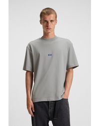 HUGO - Light Grey Men's T-shirts Size M - Lyst