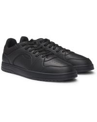 HUGO - Schnür-Sneakers Aus Kunstleder Mit Logo-Details - Lyst