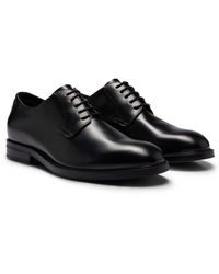 BOSS - Chaussures derby en cuir Dressletic - Lyst