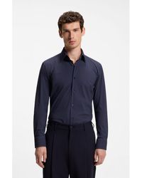 BOSS - Slim-Fit Shirt - Lyst