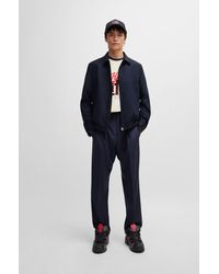 HUGO - Modern-fit Suit In Performance-stretch Cloth - Lyst