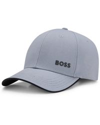 BOSS - Cotton-Twill Cap With Logo Print - Lyst