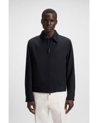 BOSS - Slim-Fit Jacket With Water-Repellent Finish - Lyst