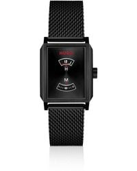 HUGO - #Steeze Undercover-Plated Watch With Jump-Hour Dial - Lyst