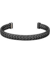 BOSS - Cuff With Herringbone Pattern - Lyst
