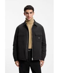 HUGO - Oversized-Fit Overshirt - Lyst