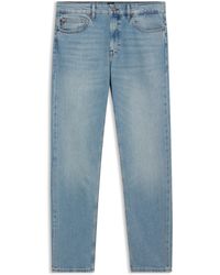BOSS - Slim-Fit Delaware-Jeans Van Comfortabel Blauw Stretchdenim - Lyst