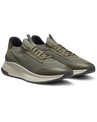 BOSS - Ttnm Evo Trainers With Knitted Uppers - Lyst