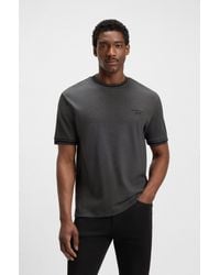 BOSS - Dark Grey Men's T-shirts Size M - Lyst