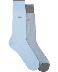 BOSS - Two-pack Of Socks In Mercerized Cotton - Lyst