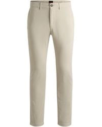 BOSS - Regular-Fit Trousers - Lyst